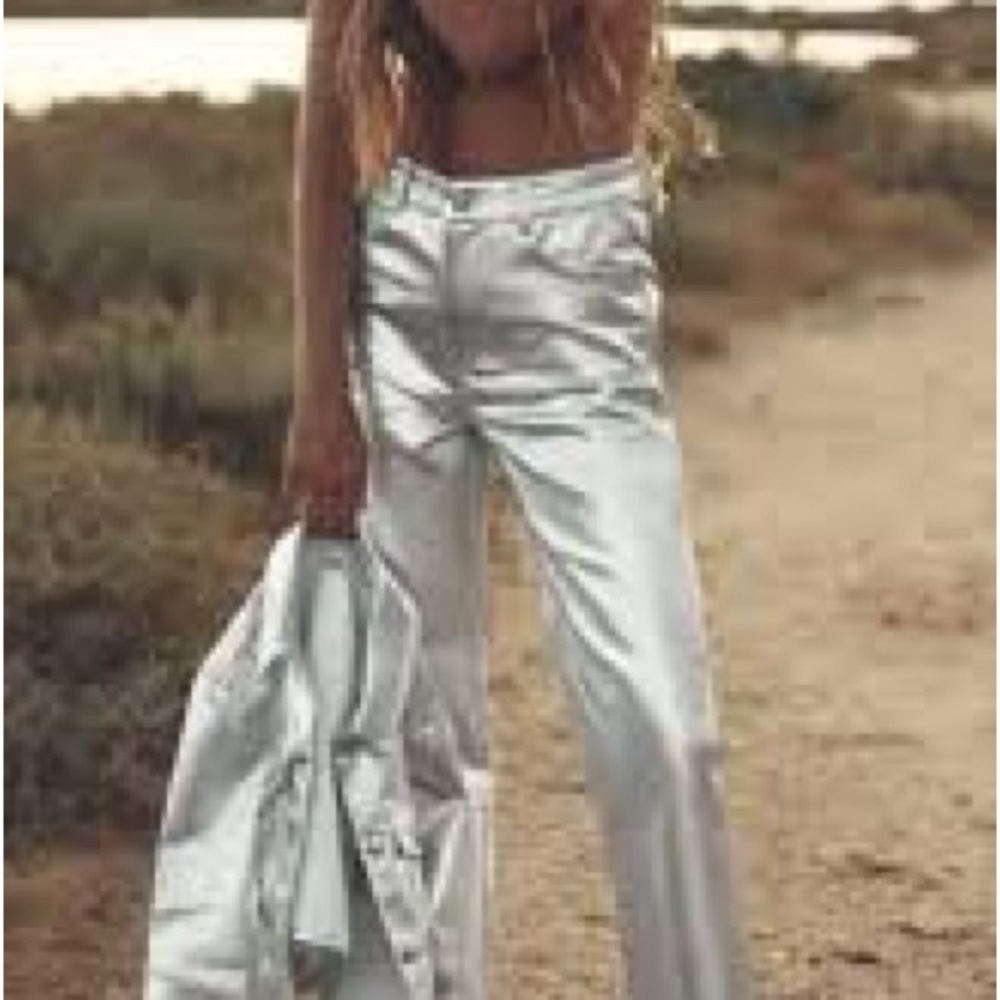 Zara Metallic Jeans